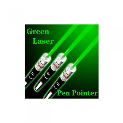 30mW 绿レーザーポインター ペン型レーザーペン 電池付　害鳥撃退レーザーポインター安い緑 星空観賞 自作レーザー照明