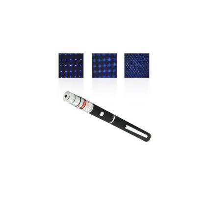 ペン型 50mw青色レーザーポインター 星空キャップ付き 405nm 固定焦点 精美外装ボックス